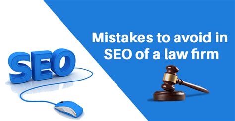 SEO for Law Firms Mistakes