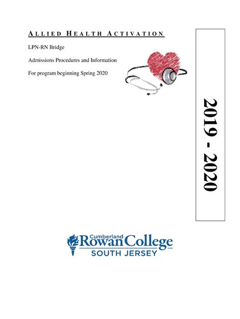 SHP Admission Packet Template