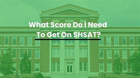 Image of SHSAT Score Appeals Process