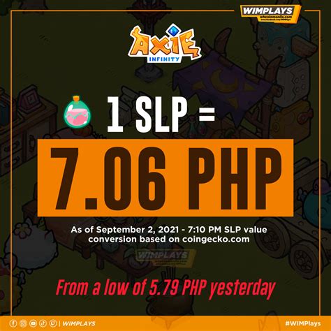 SLP To PHP Price Rate Today
