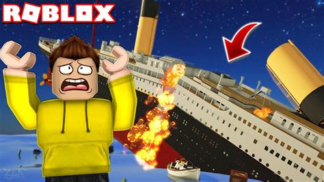 SOBREVIVA AO NAVIO AFUNDANDO NO ROBLOX! Roblox Titanic 