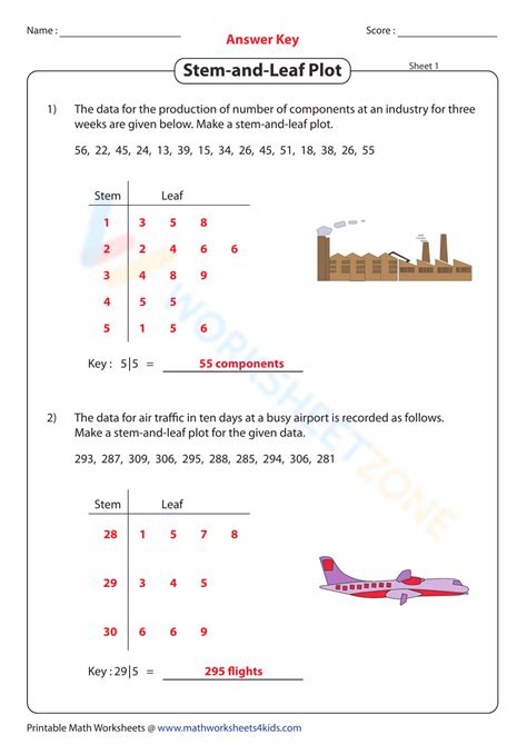 Stem And Leaf Plot Worksheets