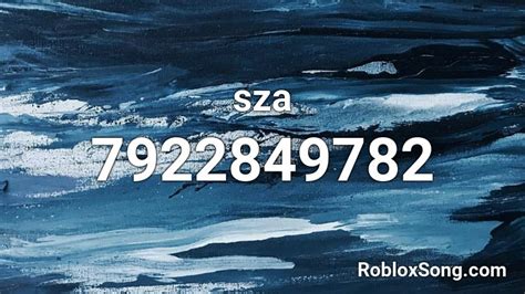 SZA Roblox ID