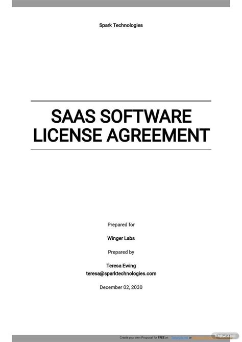 SaaS agreement (basic) Docular