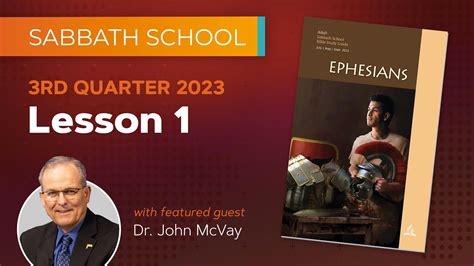 Sabbath School Lesson 2023