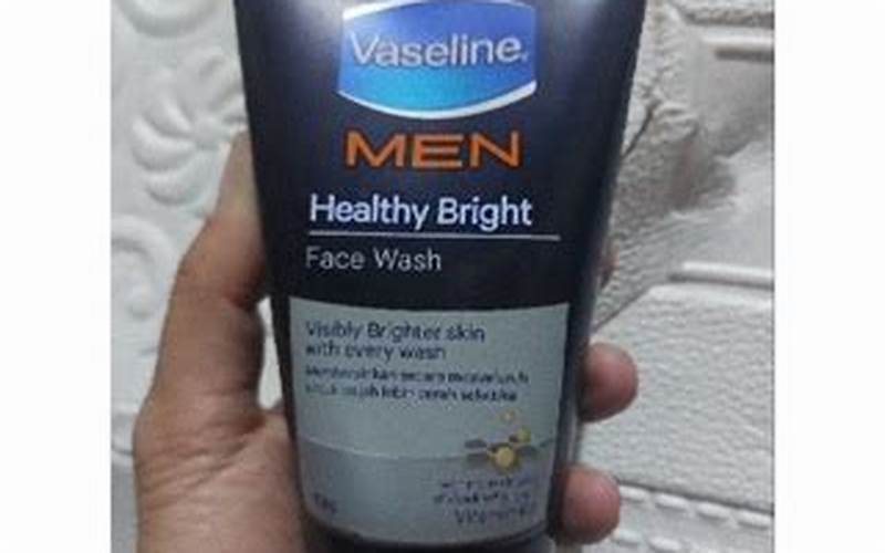 Sabun Muka Vaseline Untuk Jerawat Pria