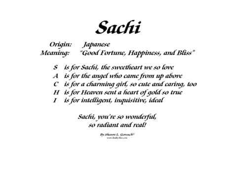 Sachi kanji meaning in Indonesia