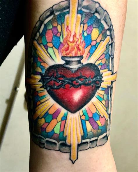Sacred Heart Tattoo Images