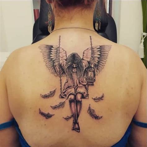 Warrior angel tattoo design The Best Half Sleeve Tattoo