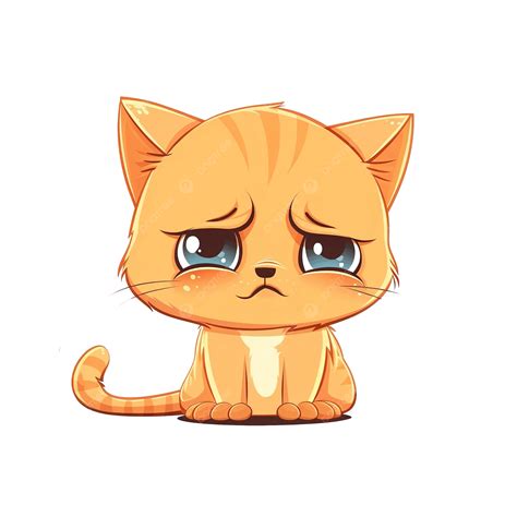 Sad Cat Meme Cartoon