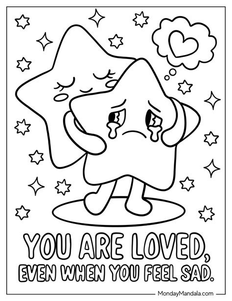 Sad Coloring Pages