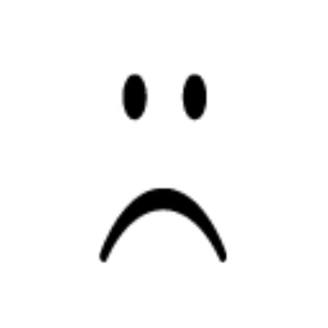 Sad Face - Roblox