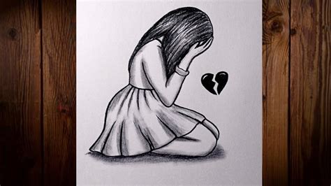 Sad Girl Drawing
