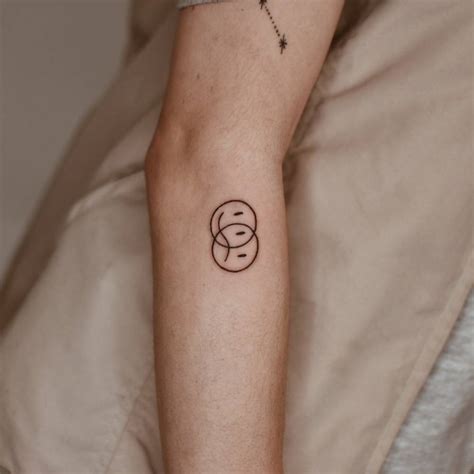 Sad Happy Face Tattoo