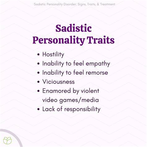 Sadistic Personality Disorder Test