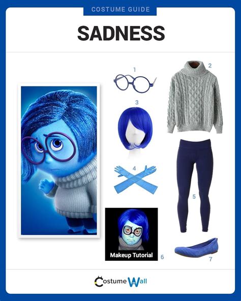 Sadness Inside Out costume