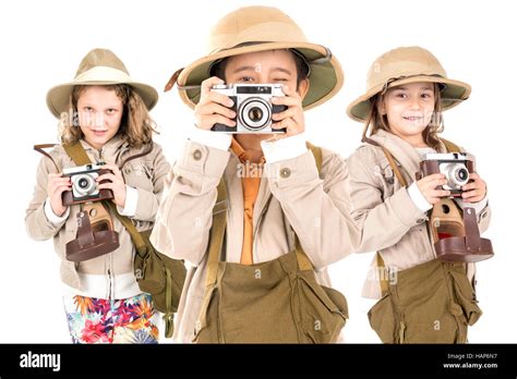 Safari group having fun