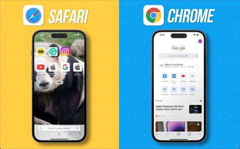 Safari vs. Chrome: User interface