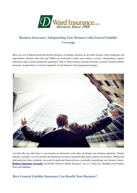 Safeguarding Your Business: Exploring Business Liability Insurance