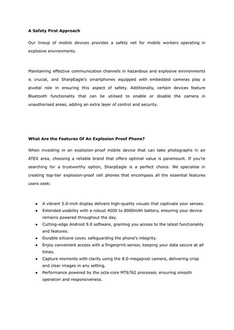 Safety First: The Explosion-Proof Advantage