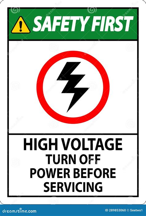 Safety First Turn Off the Power