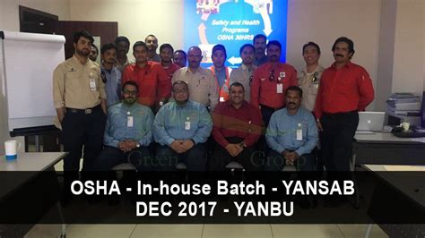 Safety Officer Training Program in Yanbu