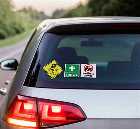 Safety Sticker For Vehicle