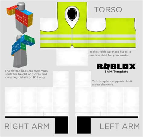 Safety Vest Roblox Clothes Free Graphic & Design Templates for All 