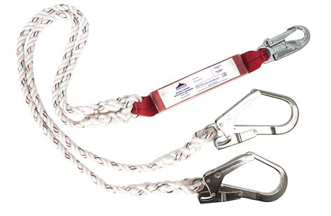 Safety harness lanyard