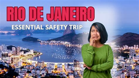 Safety tips Rio de janeiro
