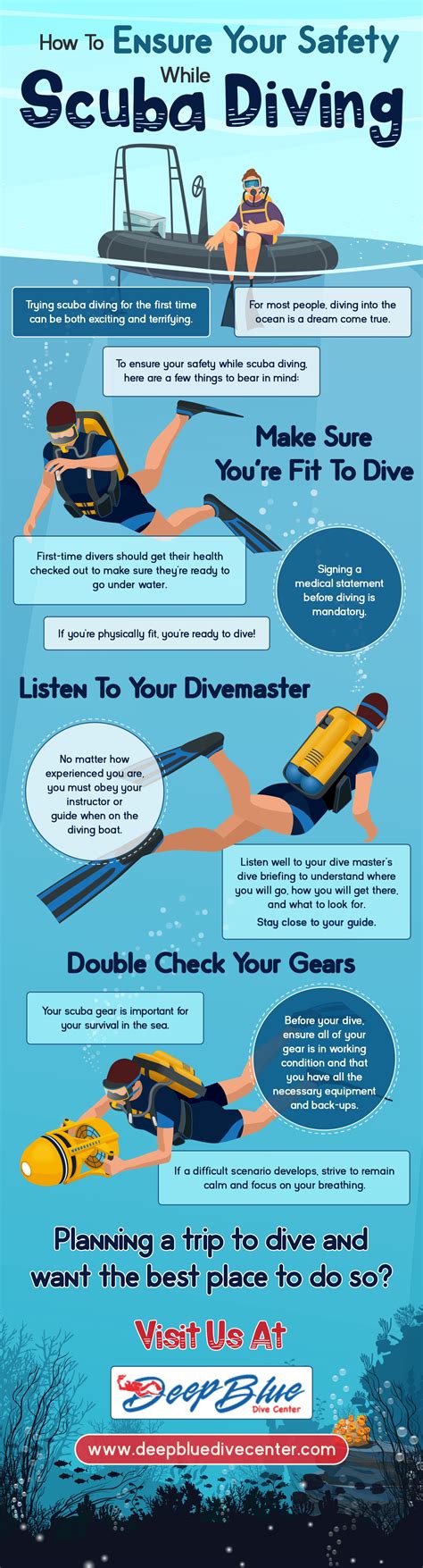 Safety tips for scuba diving