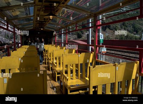 Sagano Romantic Train interior