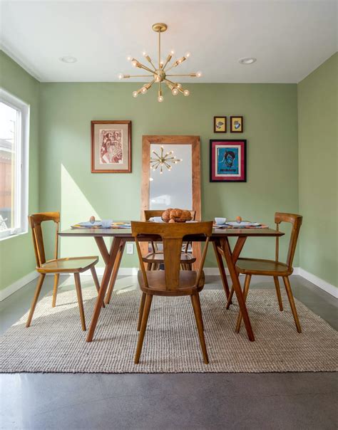 Sage Green Dining Room Table / 50 Rustic Living Room Ideas To Fashion
