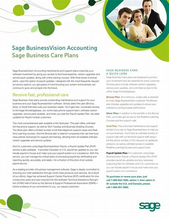 Discounts on Sage Service with Business Care