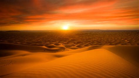 Sahara Dunes Sunset