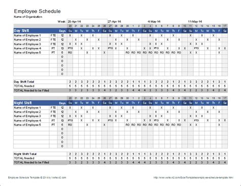 Saia Employee Calendar