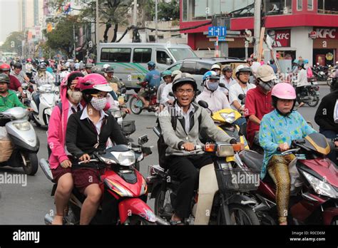 Saigon Scooter Traffic