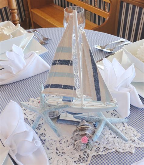 Sailing Boat Dinner Setting