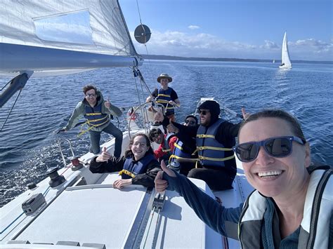Sailing Instructor Explaining Gear