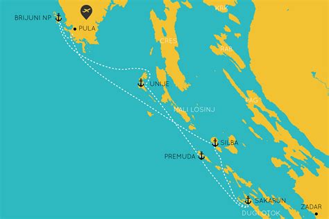 Sailing from Pula