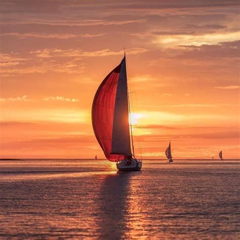 Sailing into the sunset