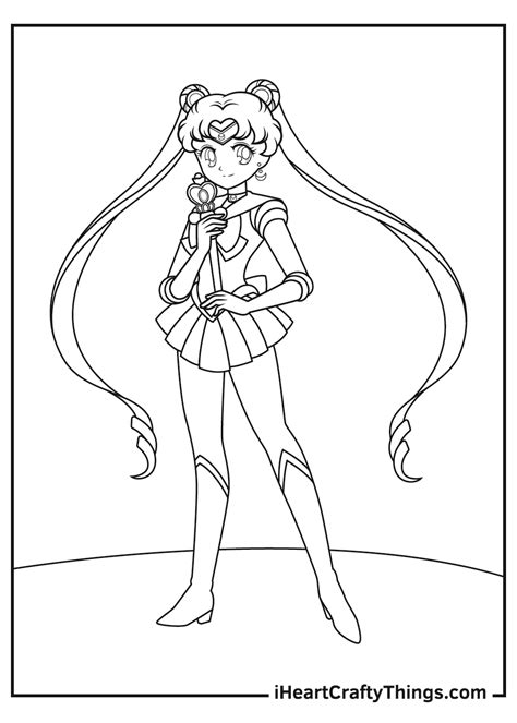 Sailor Moon Coloring Book Pages