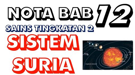 Sains Tingkatan 2 Bab 12