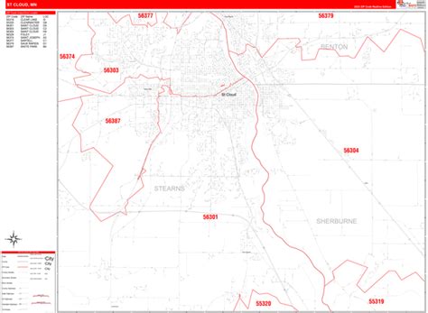 Saint Cloud Zip Code Map