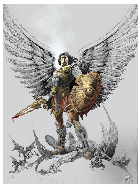 Saint Michael Warrior Archangel Michael Tattoo