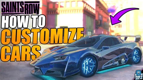 Saints Row car customization details