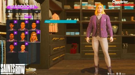 Saints Row character customization details