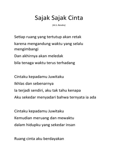 Sajak Perkenalan Cinta