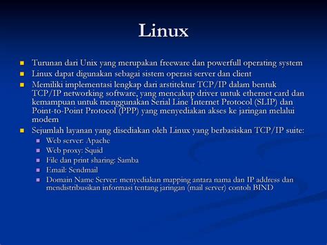 Salah Satu Sistem Operasi Yang Merupakan Turunan Dari Unix