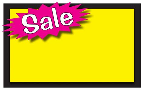 Sale Sign Templates Free